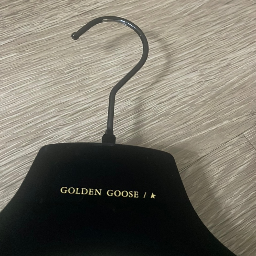 Golden Goose felt/velvet hanger